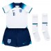 Inghilterra Marcus Rashford #11 Prima Maglia Bambino Mondiali 2022 Manica Corta (+ Pantaloni corti)